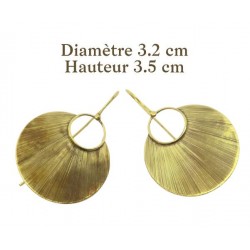 Boucle d'oreille en laiton...