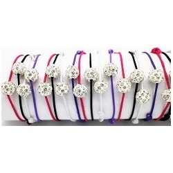 Bracelet boule strass