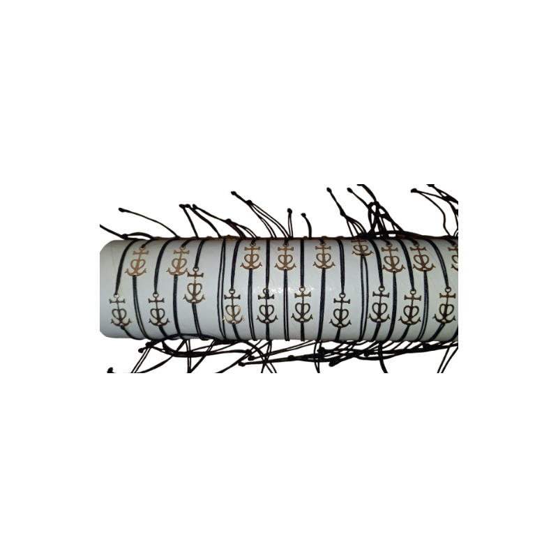 Bracelet filigrane croix de camargue dorée