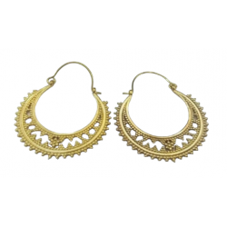 Boucles d'oreille en laiton