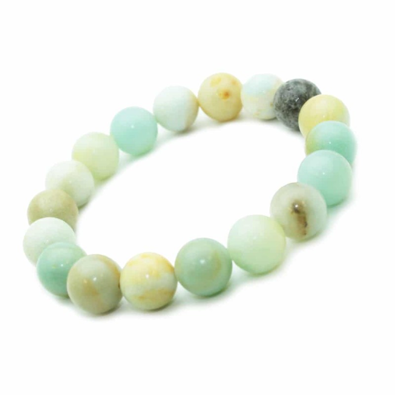 Bracelet amazonite Ø10 mm