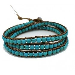 Bracelet wrap turquoise