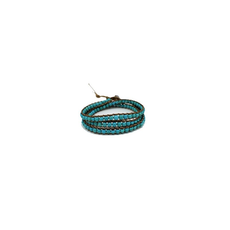 Bracelet wrap turquoise