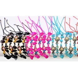 Bracelet sirènes avec stone de couleur