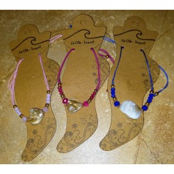 Chevillière avec perles et nacre